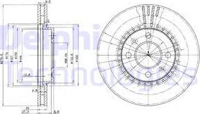 Delphi BG2619 - Əyləc Diski furqanavto.az