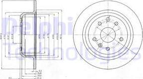 Delphi BG2614 - Əyləc Diski furqanavto.az