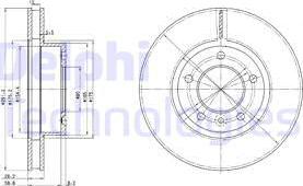 Delphi BG2613 - Əyləc Diski furqanavto.az