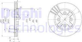 Delphi BG2685 - Əyləc Diski furqanavto.az