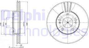 Delphi BG2682 - Əyləc Diski furqanavto.az