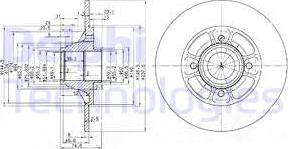 Delphi BG2638 - Əyləc Diski furqanavto.az