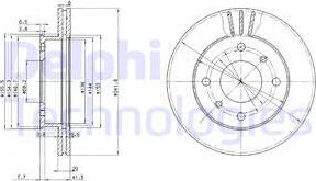 Delphi BG2632 - Əyləc Diski furqanavto.az