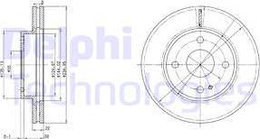 Delphi BG2629 - Əyləc Diski furqanavto.az