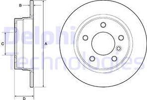 Delphi BG2624 - Əyləc Diski furqanavto.az