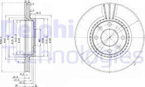 Delphi BG2625C - Əyləc Diski furqanavto.az