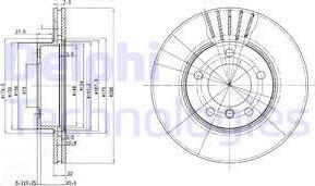 Delphi BG2623C - Əyləc Diski furqanavto.az