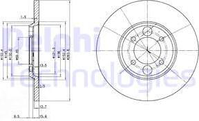 Delphi BG2084 - Əyləc Diski furqanavto.az