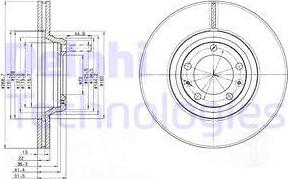 Delphi BG2199 - Əyləc Diski furqanavto.az