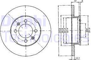 Delphi BG2150 - Əyləc Diski furqanavto.az