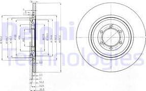 Delphi BG2186 - Əyləc Diski furqanavto.az