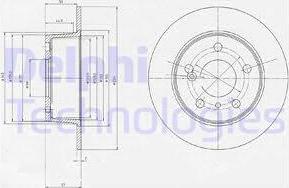 Delphi BG2187 - Əyləc Diski furqanavto.az