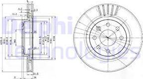 Delphi BG2899 - Əyləc Diski furqanavto.az