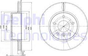 Delphi BG2860 - Əyləc Diski furqanavto.az