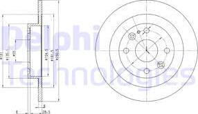 Delphi BG2805C - Əyləc Diski www.furqanavto.az