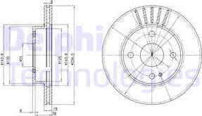 Delphi BG2802 - Əyləc Diski www.furqanavto.az