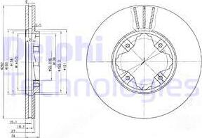 Delphi BG2816 - Əyləc Diski furqanavto.az