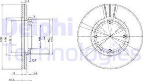 Delphi BG2394 - Əyləc Diski furqanavto.az