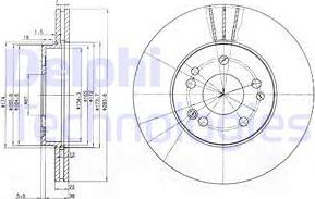 Delphi BG2345 - Əyləc Diski furqanavto.az