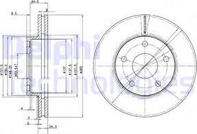 Delphi BG2346 - Əyləc Diski furqanavto.az