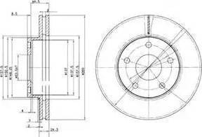 BOSCH 986478195 - Əyləc Diski furqanavto.az