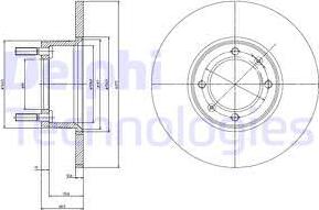 Delphi BG2316 - Əyləc Diski furqanavto.az