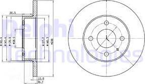 Delphi BG2312 - Əyləc Diski furqanavto.az