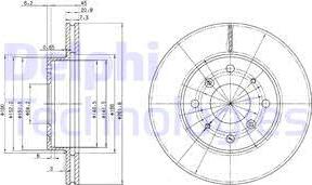 Delphi BG2336 - Əyləc Diski furqanavto.az