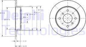 Delphi BG2338 - Əyləc Diski furqanavto.az