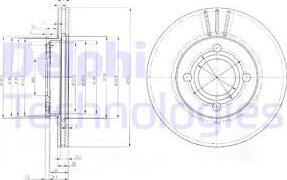 Delphi BG2333 - Əyləc Diski furqanavto.az