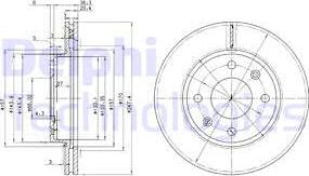 Delphi BG2292 - Əyləc Diski furqanavto.az