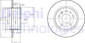 Delphi BG2240 - Əyləc Diski furqanavto.az