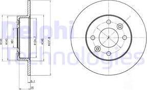 Delphi BG2258 - Əyləc Diski www.furqanavto.az