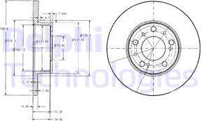 Delphi BG2257 - Əyləc Diski furqanavto.az