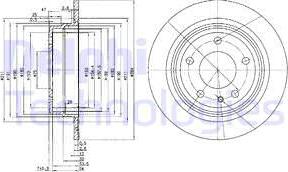 Delphi BG2211 - Əyləc Diski furqanavto.az