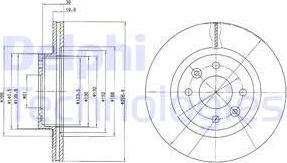 Delphi BG2283 - Əyləc Diski furqanavto.az