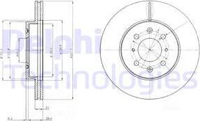 Delphi BG2759C - Əyləc Diski furqanavto.az