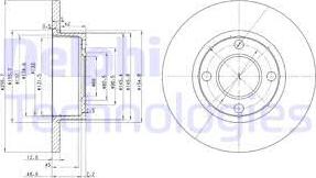 Delphi BG2752 - Əyləc Diski furqanavto.az