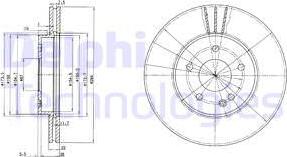 Delphi BG2768 - Əyləc Diski furqanavto.az