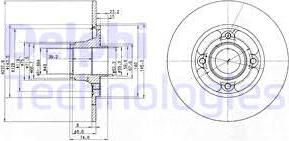 Delphi BG2702 - Əyləc Diski furqanavto.az