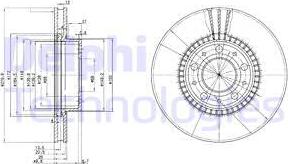 Delphi BG2719 - Əyləc Diski furqanavto.az