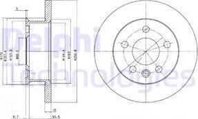 Delphi BG2716 - Əyləc Diski furqanavto.az