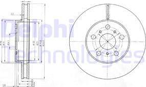 Delphi BG2711 - Əyləc Diski furqanavto.az