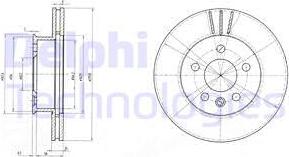 Delphi BG2717 - Əyləc Diski furqanavto.az