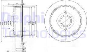 Delphi BG2781 - Əyləc Diski furqanavto.az