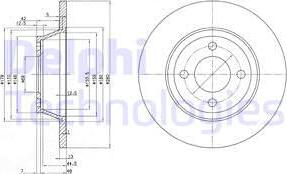 Delphi BG2783 - Əyləc Diski furqanavto.az