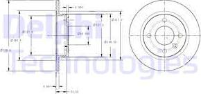 Delphi BG2732 - Əyləc Diski furqanavto.az