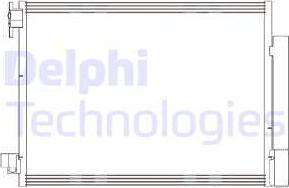 Delphi CF20415 - Kondenser, kondisioner furqanavto.az