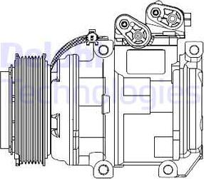 Delphi CS20494 - Kompressor, kondisioner furqanavto.az