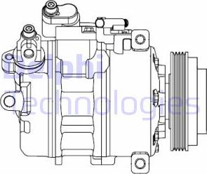 Delphi CS20527 - Kompressor, kondisioner furqanavto.az